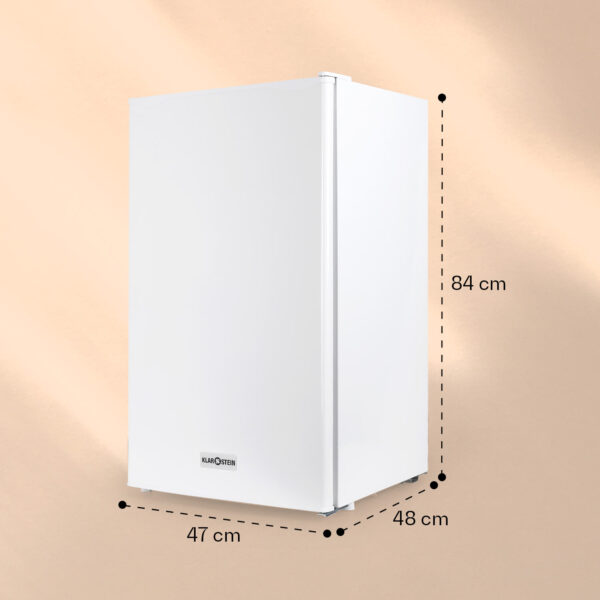 Klarstein 90L1-WH, kombinovaná chladnička, 91 l, energet. trieda F - Image 2