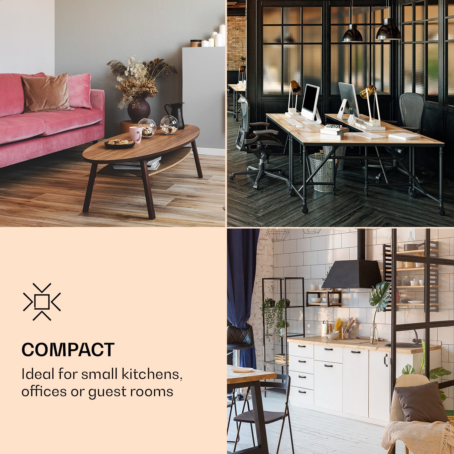 Klarstein PopLife, chladnička na nápoje, chladnička, 0-10°C, retro dizajn