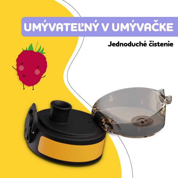 Klarstein schmatzfatz náhradné viečko, tlačidlo, silikónová slamka, pre 500ml fľašu - Image 3