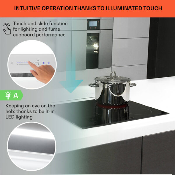 Klarstein Royal Flush Eco digestor 60 cm 576 m³/h A+