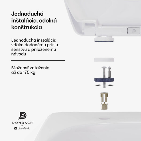 Blumfeldt Lil'Loo odnímateľné detské záchodové sedadlo, antibakteriálne, soft-close, do 175 kg