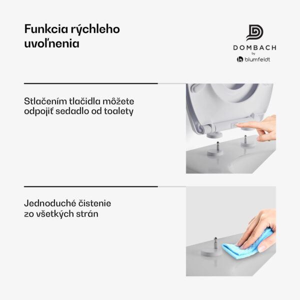 Blumfeldt Lil'Loo odnímateľné detské záchodové sedadlo, antibakteriálne, soft-close, do 175 kg - Image 2