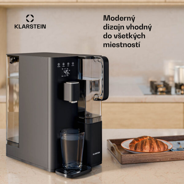 Klarstein VitalPour vodný filter, 5-stupňový filter, reverzná osmóza, 5 l nádrž, dotykový, mobilný, 3 sekundy - Image 2