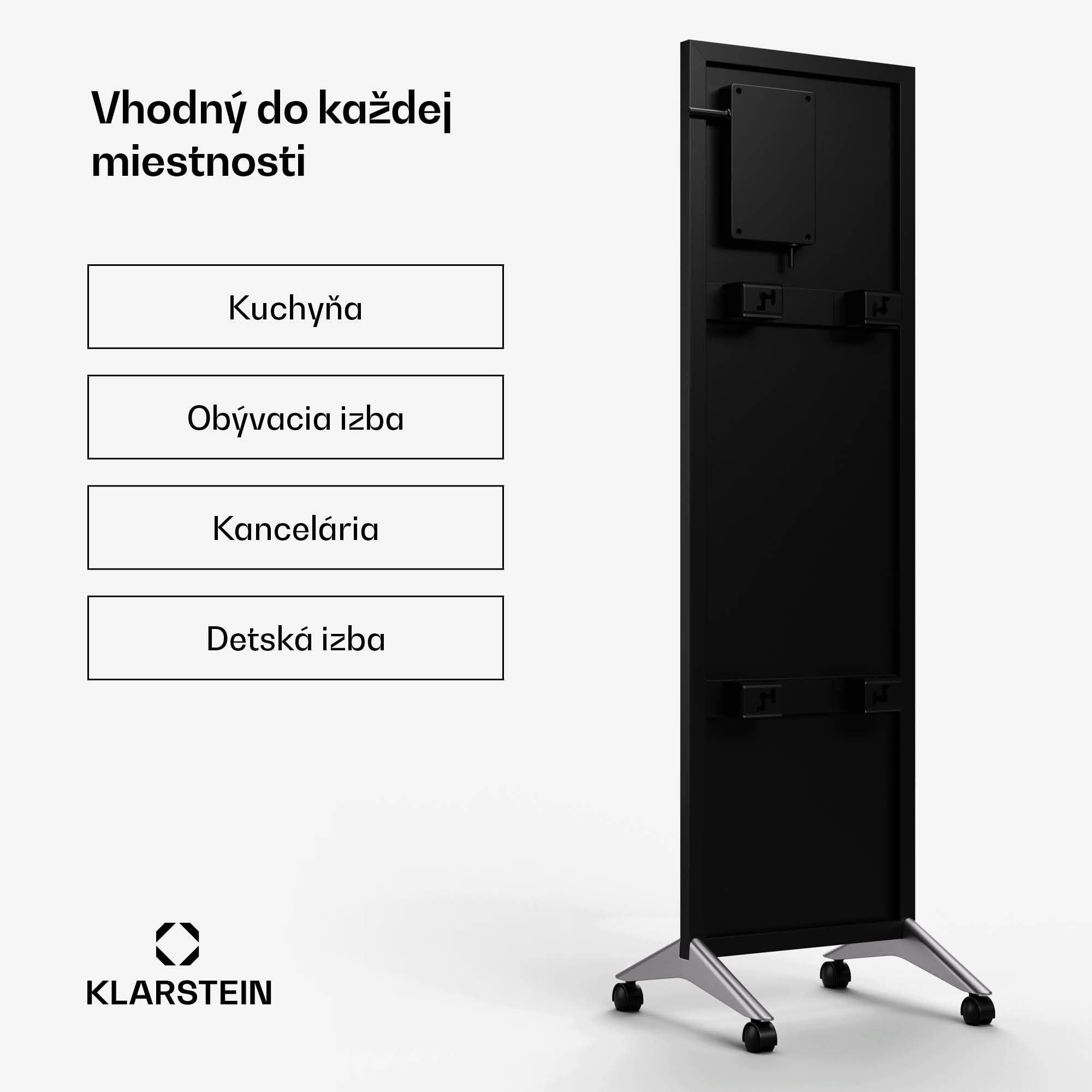 Klarstein Wonderwall Smart Bornholm Infračervený ohrievač | 400 W | Inteligentné ovládanie | montáž na stenu | LED-Displej – Obrázok 2