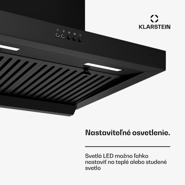 Klarstein AeroClean digestor, 649,9 m³/h, 4 úrovne, EEK A++, odsávanie/recirkulácia vzduchu - Image 2