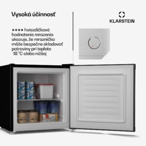 Klarstein Irene Retro chladnička a mraznička, 31 litrov, mraznička a chladnička v jednom, úsporná
