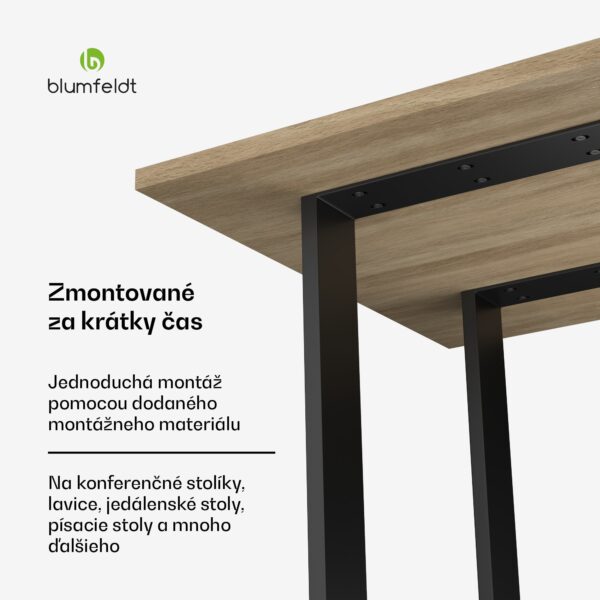 Blumfeldt UrbanFodge U nohy stola, Moderný dizajn, Pre projekty DIY, Nosnosť 200 kg - Image 2