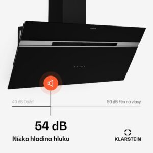 Klarstein Alina digestor | 90 cm | Smart | 615 m³/h | Tichý | EEK A