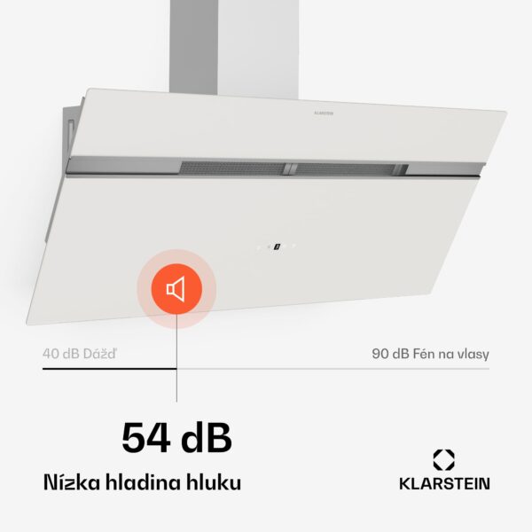 Klarstein Alina digestor | 90 cm | Smart | 615 m³/h | Tichý | EEK A