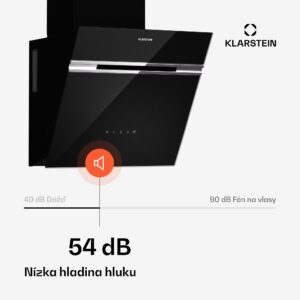 Klarstein Alina digestor | 40 cm | 570 m³/h | Tichý | EEK A
