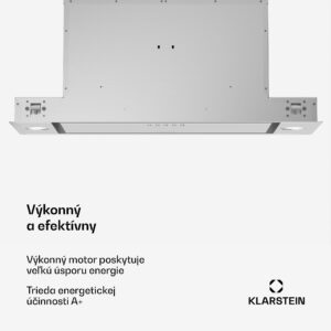 Klarstein TurboMax odsávač pár, 380 m³/h, Účinnosť A+, Dvojitá prevádzka, 3 úrovne, LED