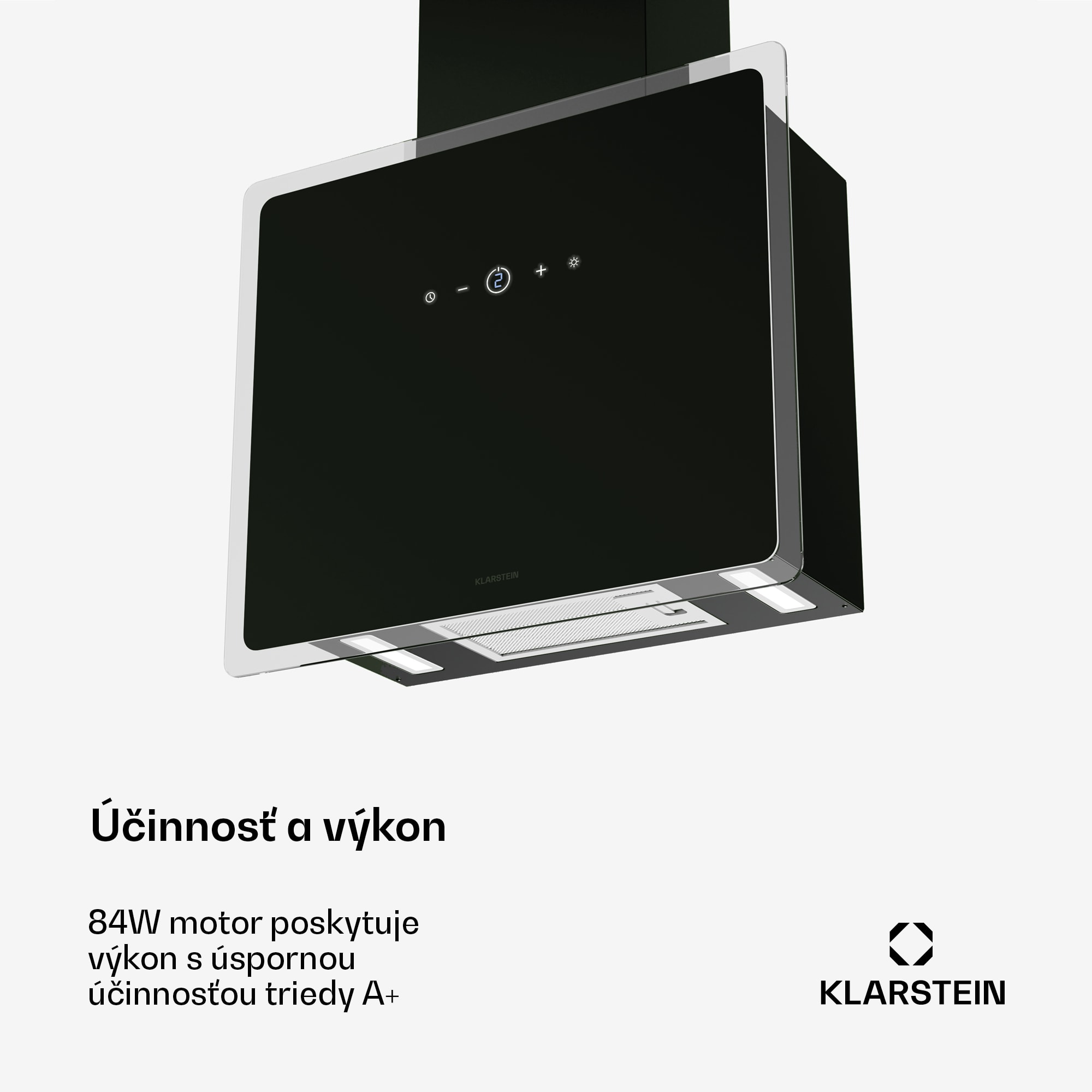 Klarstein AlizeEdge digestor, Dotykový, Plochý, Tichý, Zabudovaný, A+