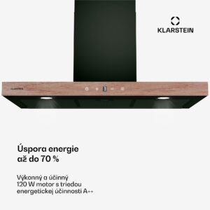 Klarstein ZenFusion T digestor, 881,6 m³/h, A++, 210 W DC, 47 dB, odsávanie/recirkulácia
