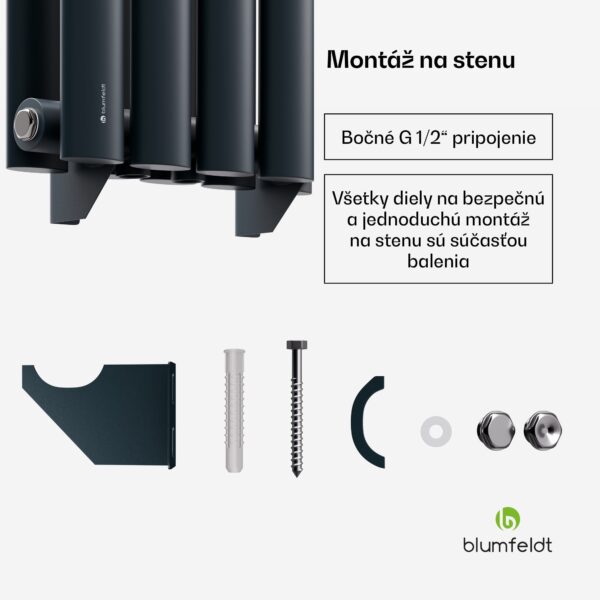 Blumfeldt Tallheo radiátor 60x30 360W - Image 2