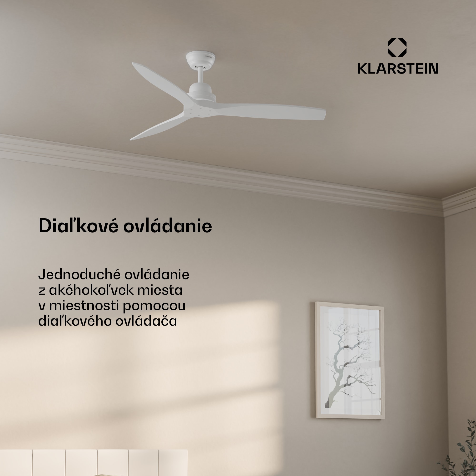 Klarstein Santa Elena 52" stropný ventilátor, 9 060 m³/h, 6 stupňov rýchlosti, diaľkové ovládanie – Obrázok 2