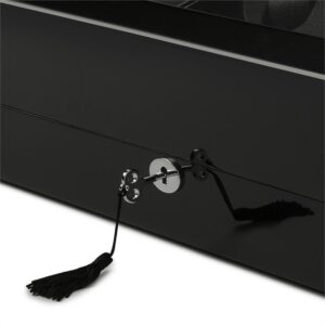 Klarstein Old Marshall, naťahovač na hodinky, pohyblivá vitrína, 13 hodiniek, čierny