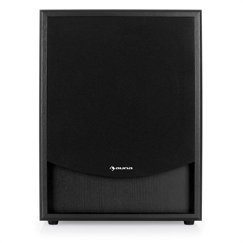 Aktívny subwoofer Auna Linie-300-SW-BK, AUX, čierny