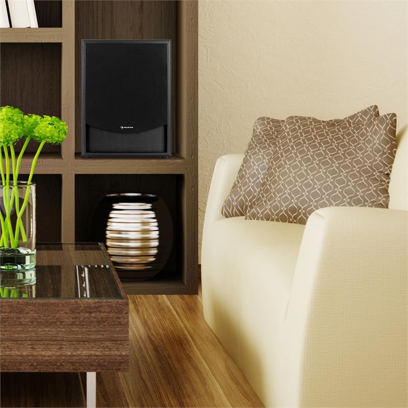 Aktívny subwoofer Auna Linie-300-SW-BK, AUX, čierny - Image 2