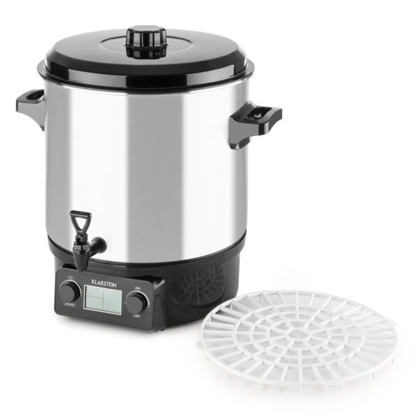 Klarstein Biggie Digital, zavárací hrniec, 27 l, 2000 W, nehrdzavejúca oceľ - Image 3