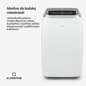 Klarstein Iceblock Prosmart 12, mobilná klimatizácia 3 v 1, 12 000 BTU, ovládanie cez aplikáciu, biela