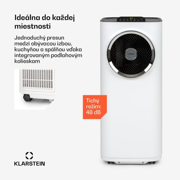 Klarstein Kraftwerk Smart 10K, mobilná klimatizácia 3 v 1, 10 000 BTU, ovládanie cez aplikáciu, biela
