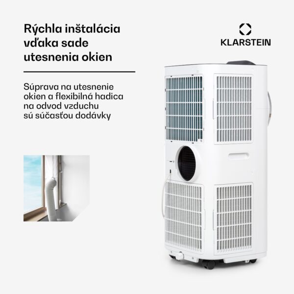 Klarstein Kraftwerk Smart 10K, mobilná klimatizácia 3 v 1, 10 000 BTU, ovládanie cez aplikáciu, biela - Image 2