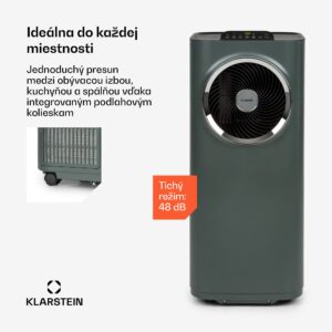 Klarstein Kraftwerk Smart 10K, mobilná klimatizácia, 10 000 BTU, ovládanie cez aplikáciu, antracitová