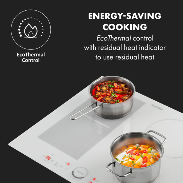 Klarstein Delicatessa 60 Hybrid, vstavaná indukčná varná doska, 7000 W, 4 zóny - Image 3
