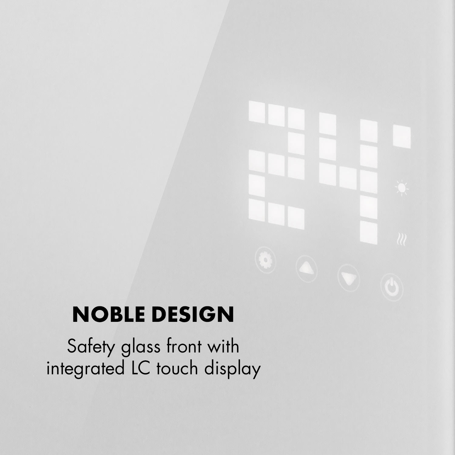 Klarstein Bornholm Single Smart, konvektor, 1000 W, ovládanie cez aplikáciu, biely - Image 2