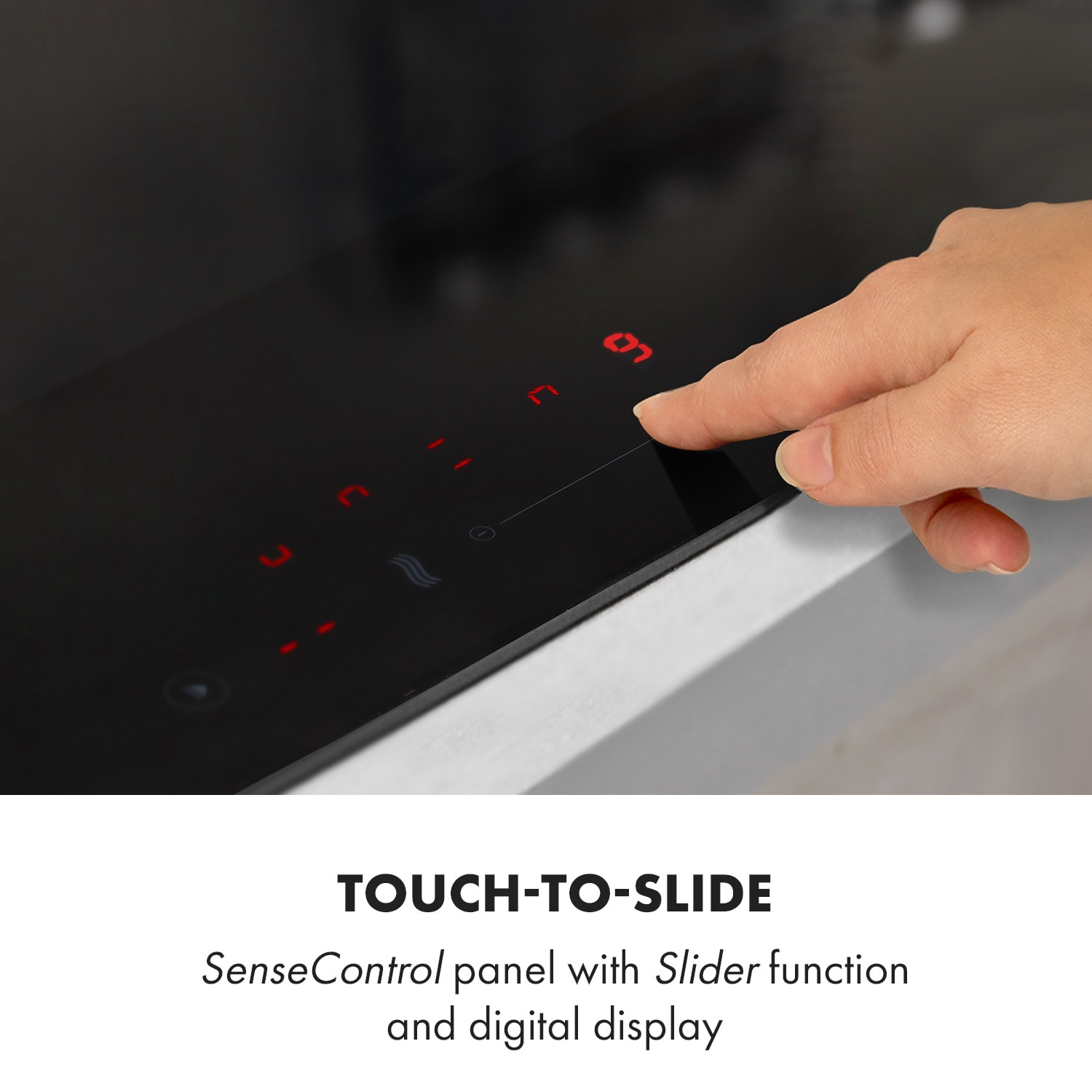 Klarstein Delicatessa 90 Slim, vstavaná indukčná varná doska, 7000 W, 4 zóny, samostatná - Image 3