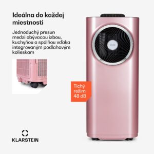 Klarstein Kraftwerk Smart 10K, mobilná klimatizácia 3 v 1, 10 000 BTU, ovládanie cez aplikáciu, diaľkový ovládač