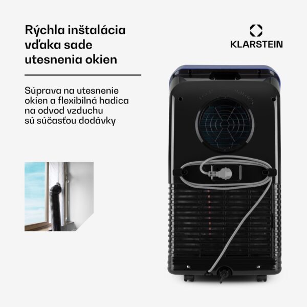 Klarstein Metrobreeze New York Smart 7k, mobilná klimatizácia, 7000 BTU/2,1 kW, A, diaľkový ovládač - Image 2