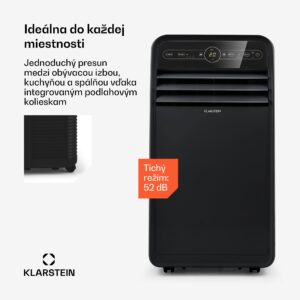 Klarstein Metrobreeze New York Smart 12k, mobilná klimatizácia, 12 000 BTU/3,5 kW, A, diaľkový ovládač