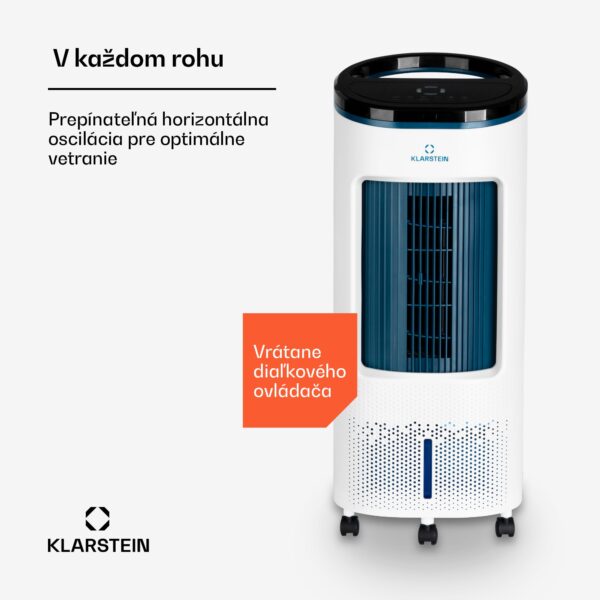 Klarstein IceWind Plus Smart, 4 v 1 ochladzovač vzduchu, ventilátor, zvlhčovač, čistička vzduchu, ovládanie aplikáciou - Image 2