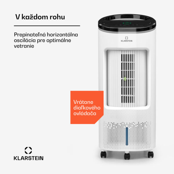 Klarstein IceWind Plus Smart, 4 v 1 ochladzovač vzduchu, ventilátor, zvlhčovač, čistička vzduchu, ovládanie aplikáciou - Image 2