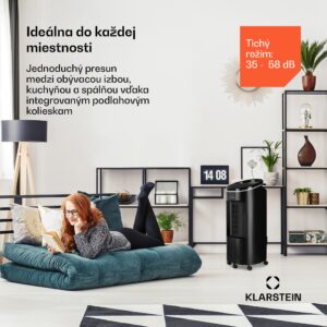 Klarstein IceWind Plus Smart, 4 v 1 ochladzovač vzduchu, ventilátor, zvlhčovač, čistička vzduchu, ovládanie aplikáciou