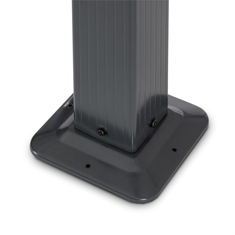 Blumfeldt Pantheon, pergola, prístrešok, 3 x 6 m, hliník, strieška proti slnku, polyester, sivá