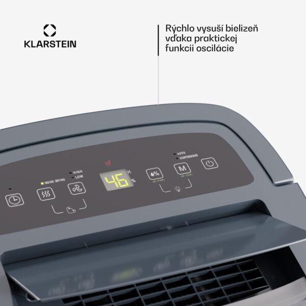 Klarstein DryFy Pro Connect Smart, Odvlhčovač vzduchu, WiFi, Kompresný, 30l/d, 25-30m² - Image 2