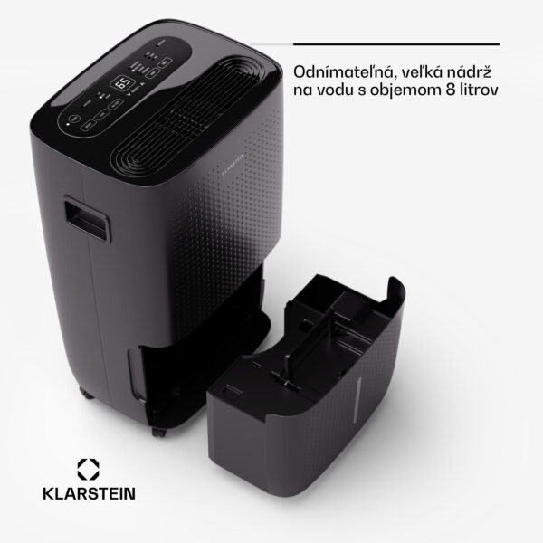 Klarstein DryFy Pro Connect 60 Smart, Odvlhčovač, WiFi, Kompresia, 60l/24h, 45-65 m² - Image 2