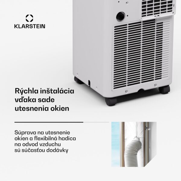 Klarstein Aero Ring 7K, Smart, klimatizácia, 7 000 BTU, mobilná a inteligentná, pre max. 25 m², hlasové ovládanie - Image 2