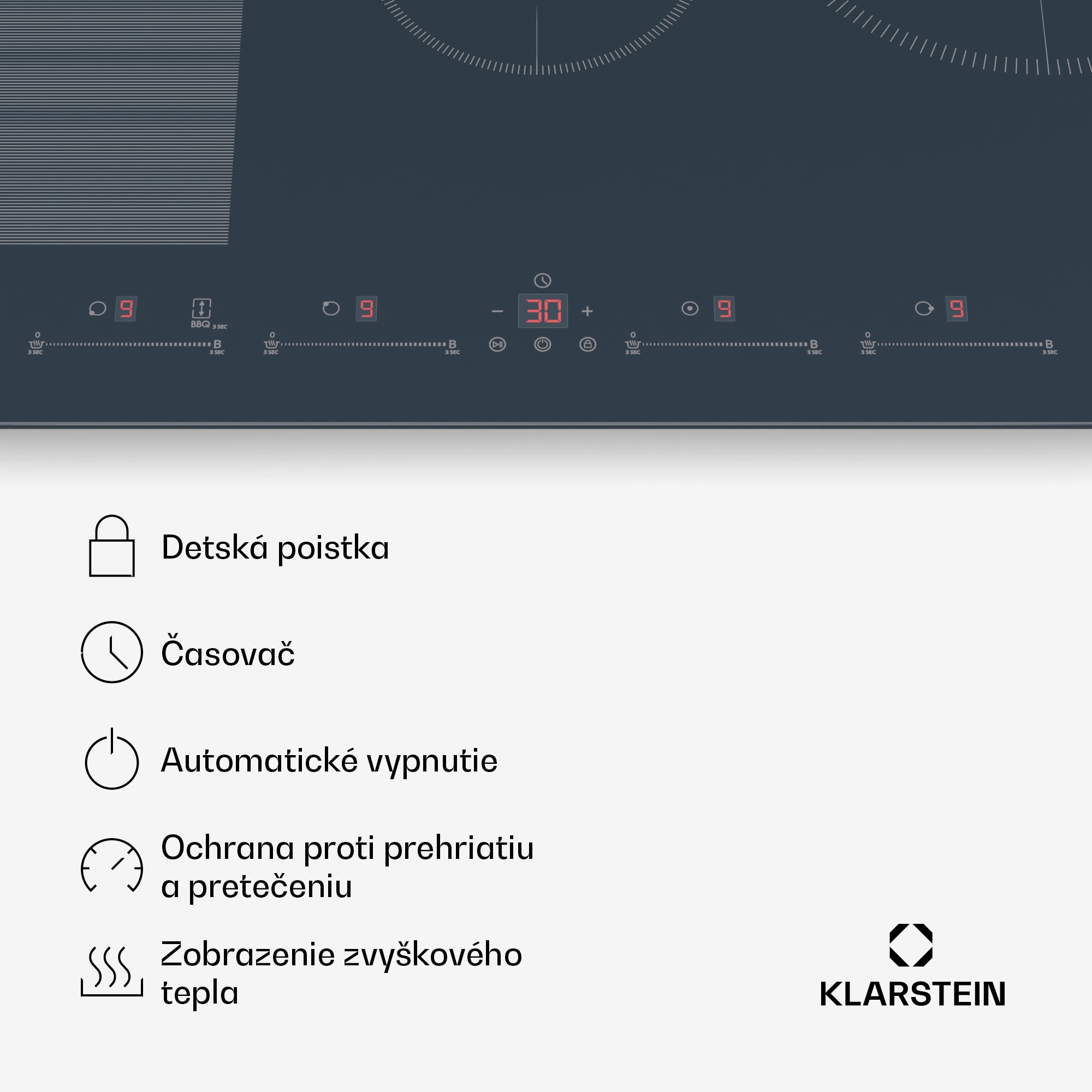Klarstein Delicatessa 77 Flex vstavaná indukčná varná doska, 7500 W, Flexi zóna, Booster, Indukcia – Obrázok 3
