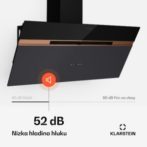 Klarstein Alina digestor | 90 cm | 690 m³/h | Tichý | EEK A++