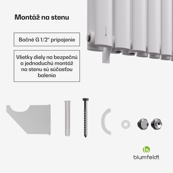 Blumfeldt Tallheo radiátor 60x60 707W - Image 2