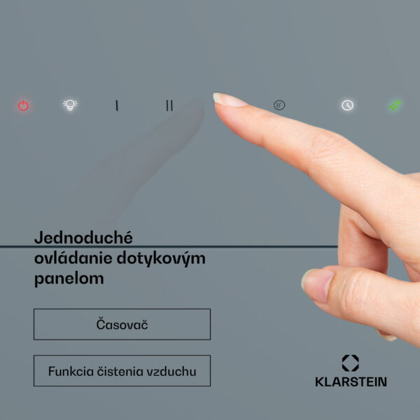 Klarstein SleekAir digestor | A+++ | 717 m³/h | dotykové ovládanie | LED | 90 cm - Image 2