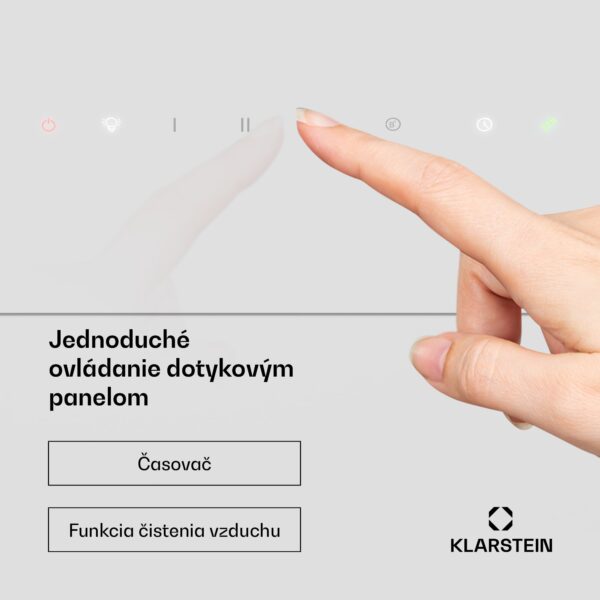 Klarstein SleekAir digestor | A+++ | 717 m³/h | dotykové ovládanie | LED | 60 cm - Image 2