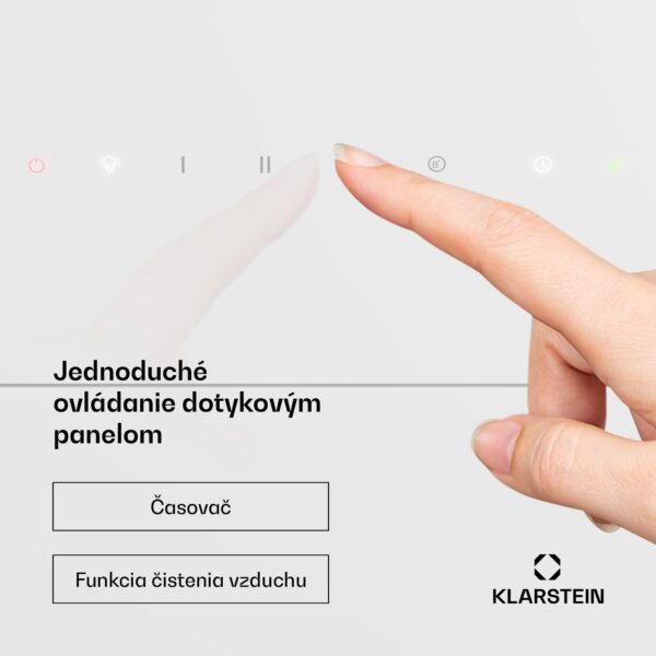 Klarstein SleekAir digestor | A+++ | 717 m³/h | dotykové ovládanie | LED | 90 cm - Image 2