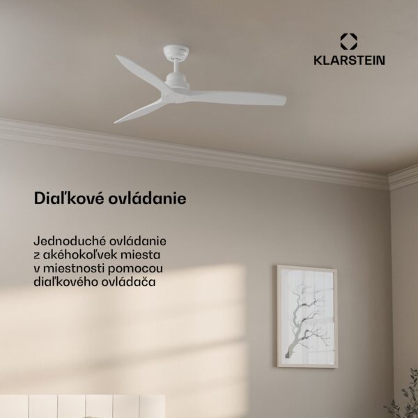 Klarstein Santa Elena 52" stropný ventilátor, 9 060 m³/h, 6 stupňov rýchlosti, diaľkové ovládanie - Image 2