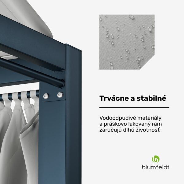 Blumfeldt Eremitage Double XL ležadlo | ochrana pred slnkom | až pre 2 osoby | kovový rám | odolné voči poveternostným vplyvom - Image 3