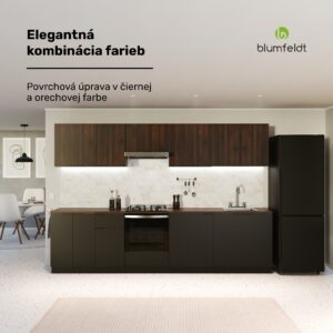 Blumfeldt WoodVista zásuvková skriňa | Robustná MDF pracovná doska | Soft-Close pánty | Hliníkové úchyty