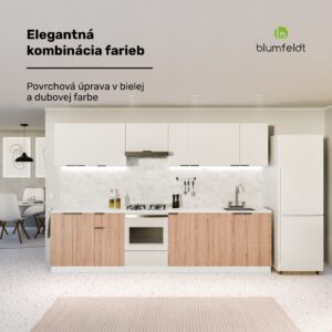 Blumfeldt WoodVista skriňa na skladovanie | Stabilná MDF pracovná doska | Udržateľné materiály | Jednoduchá montáž